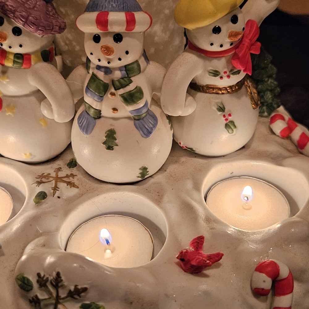 PartyLite Snowball tealight & pillar holder - Picture 7 of 11
